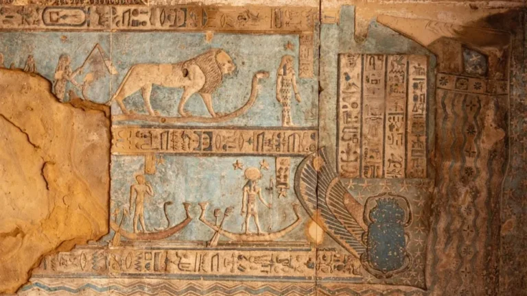 An ancient library study displaying historic stone engravings of various occult symbols to analyze strategic geometry.