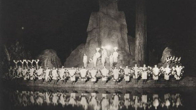 The historic bohemian grove owl statue representing ancient wisdom and strategic focus among high achievers