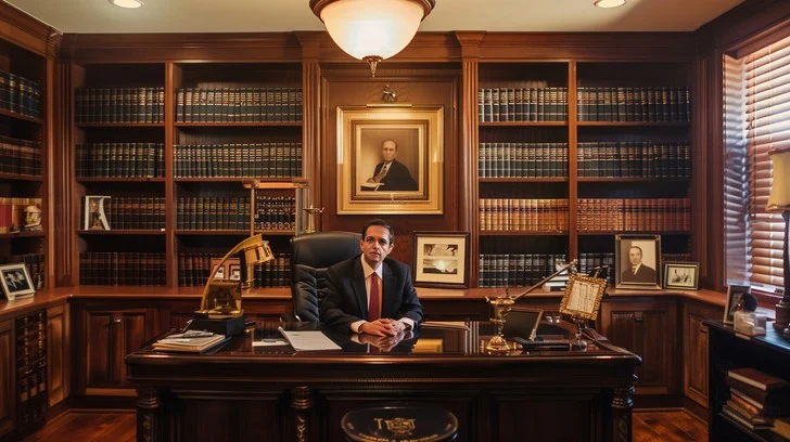  A professional office setting featuring symbols that inspire a high-quality illuminati eye tattoo meaning design
