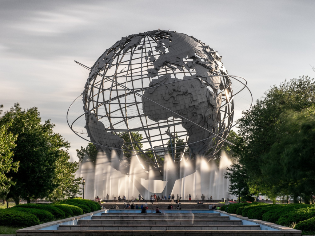 An artistic representation of global authority often associated with the illuminati symbol of unity.