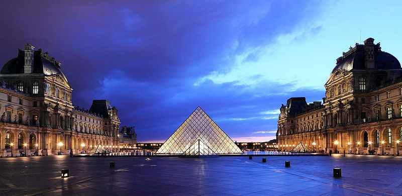 A modern architectural pyramid representing structured growth and secure sovereign financial progress